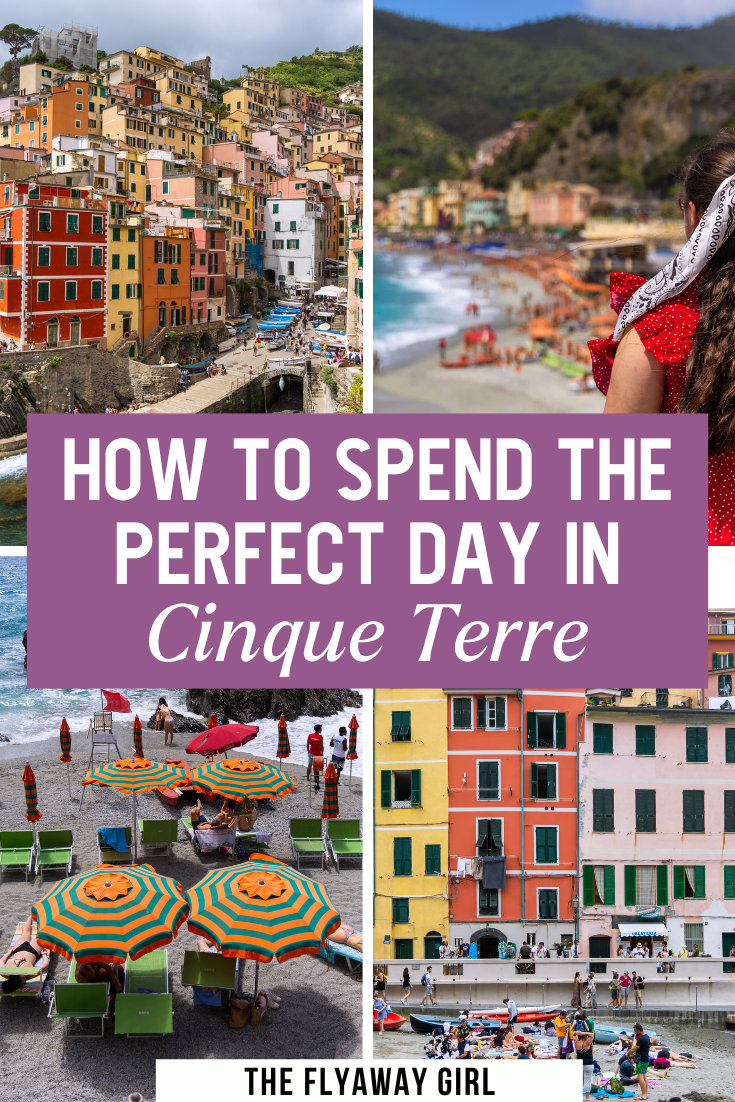 Here's how to spend the perfect day in Cinque Terre! Discover the ultimate one-day Cinque Terre itinerary to explore these picturesque coastal villages! From savoring delicious seafood in Riomaggiore to capturing stunning views in Vernazza, and strolling through charming streets in Monterosso al Mare, this guide has you covered on how to spend the perfect day in Cinque Terre! #CinqueTerre