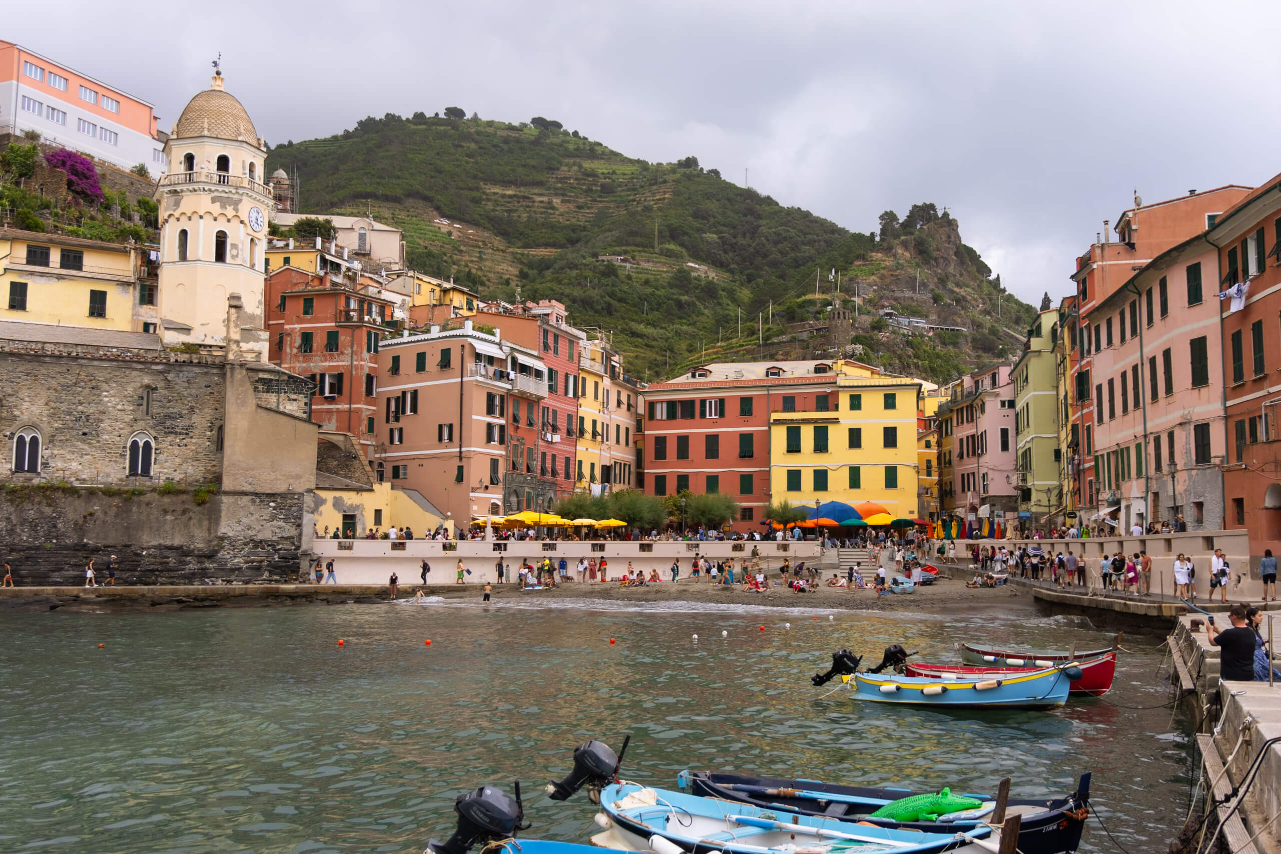 The main square in the fictional town of Portorosso, in the Pixar animated film Luca, is designed after the piazza in Vernazza!