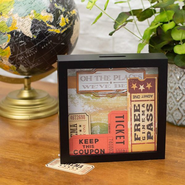Keep all the proof of your adventures with this memory box that's perfect for storing all the keepsakes from your travels together.